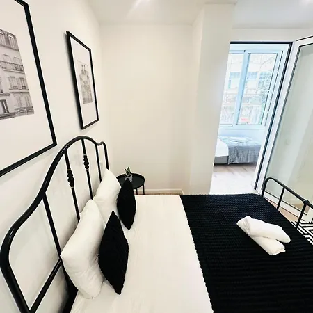 Apartmán Center 3 Bedroom Flat Next To Avenida Almirante Reis *